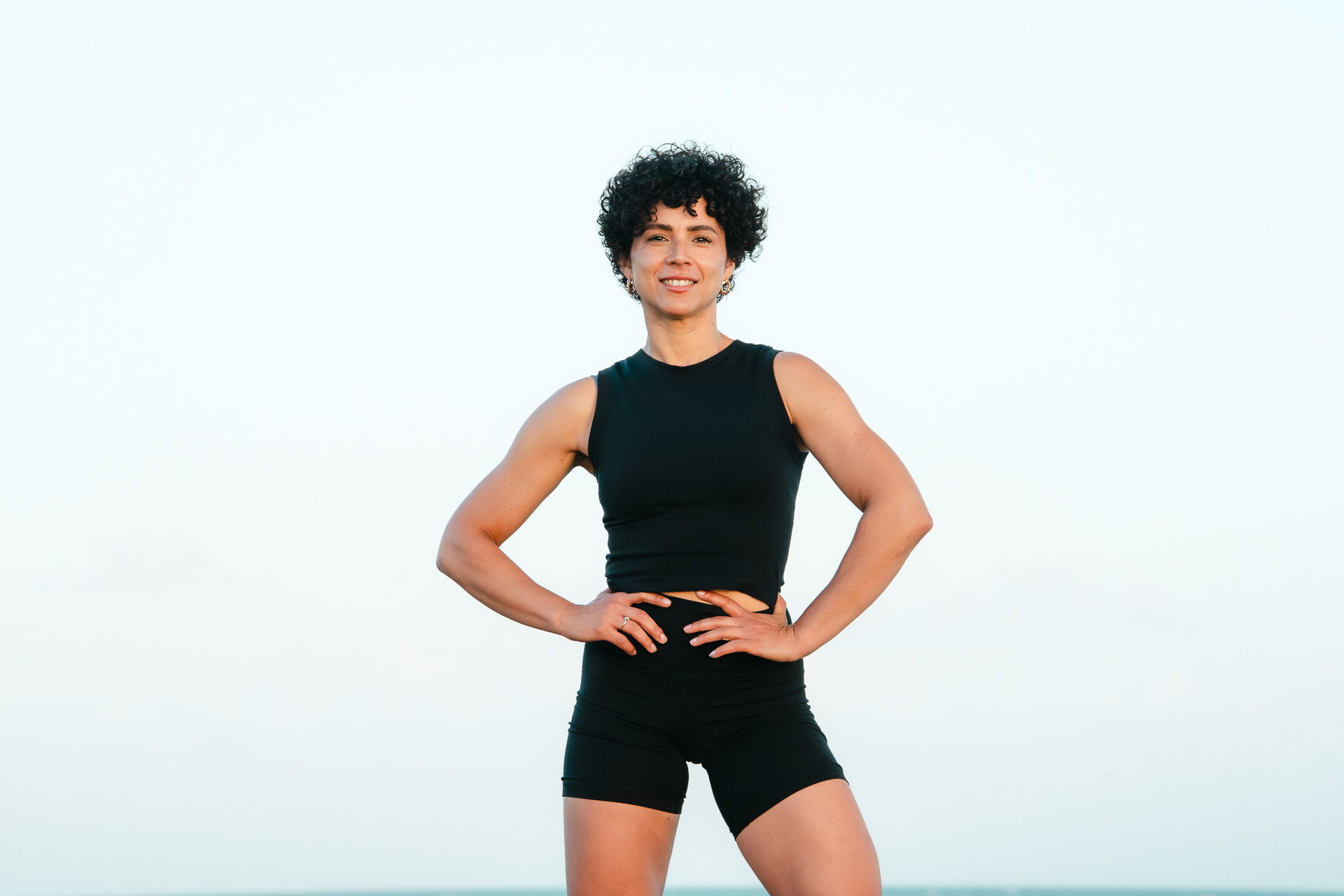 Laura Treto, confident stance